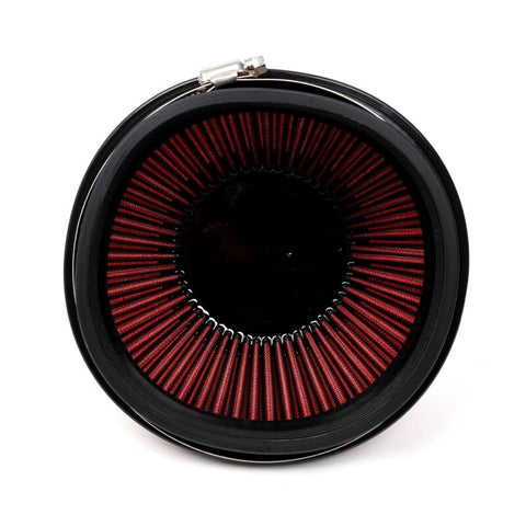 BLOX Racing Shorty Performance 5in Air Filter w/3.5in Velocity Stack and Coupler Kit - Black - BXIM-00323-BK
