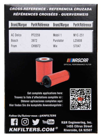 K&N Toyota / Lexus / Scion 2.75in OD x 2.64in H Oil Filter - HP-7020