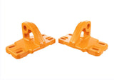 Ford Racing 2021+ Bronco Front Bumper Tow Hooks - Orange (Pair) - M-18954-BO