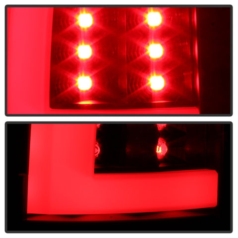 Spyder 00-06 GMC Yukon/Yukon XL V2 Light Bar LED Tail Lights - Black (ALT-YD-CD00V2-LBLED-BK) - 5084149