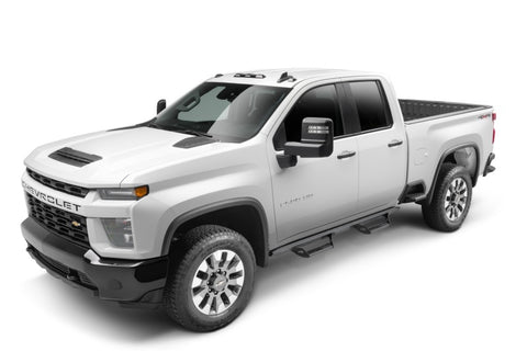 N-Fab Predator Pro 19-20 Chevy/GMC 1500 Double Cab - Cab Length - Tex. Black - PRC1971QC-TX