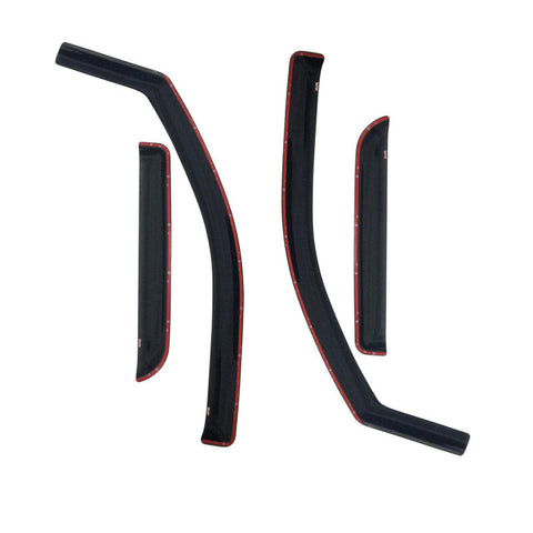 Westin 2002-2008 Dodge Ram Quad Cab (4 DR) In-Channel Wind Deflector 4pc - Smoke - 72-35493