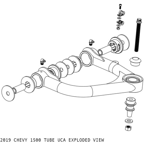 Camburg Chevy/GMC 1500 2WD/4WD 19-23 1.25in Performance Uniball Upper Arms - CAM-210065