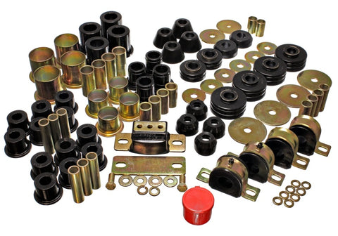 Energy Suspension 73-80 Chevrolet / GMC 2WD 1/2 Ton Pickup Black Hyper-flex Master Bushing Set - 3.18109G
