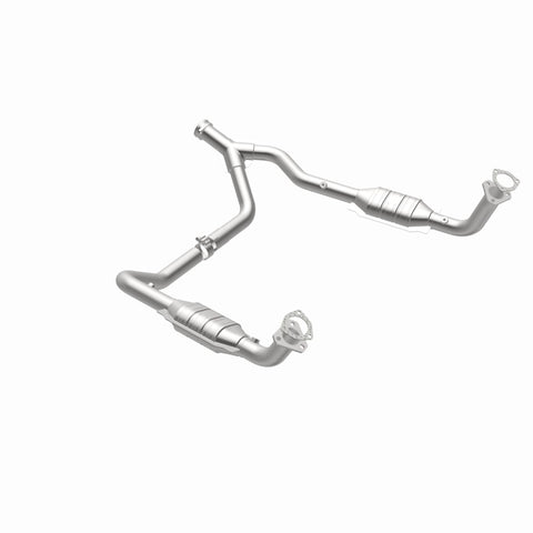 MagnaFlow DF Cat. Conv 95-99 Range Rover 4.0/4.6L GEMS Y-Pipe Assembly *NOT FOR SALE IN CALIFORNIA* - 93694