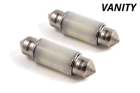 Diode Dynamics 36mm HP6 LED - Red (Pair) - DD0308P