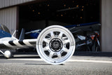 ICON Nuevo 17 X 8.5 6 X 5.5 0mm Offset 4.75in BS Silver Machined - 8117858347SM