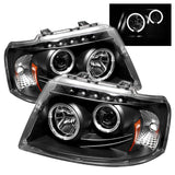 Spyder Ford Expedition 03-06 Projector Headlights LED Halo LED Blk (Not Included) PRO-YD-FE03-HL-BK - 5010117