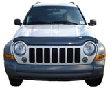 AVS 02-07 Jeep Liberty (Excl. Renegade Model) High Profile Bugflector II Hood Shield - Smoke - 24726