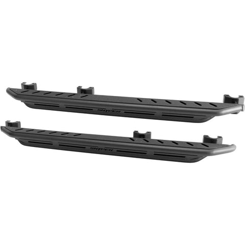 Westin/Snyper 07-17 Jeep Wrangler Unlimited Triple Tube Rock Rail Steps - Textured Black - 42-6015