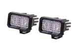 Diode Dynamics Stage Series 2 In LED Pod Pro - White Flood Standard BBL (Pair) - DD6416P