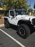 DV8 Offroad 07-18 Jeep Wrangler JK Front & Rear Slim Fenders - FENDB-06