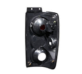 ANZO 1997-2002 Ford Expedition Taillights Chrome - 211055