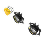 KC HiLiTES FLEX ERA 3 Dual Mode SAE Fog Lights - 2-Light Master Kit for Jeep JK/JL/JT Plastic Bumper - 97146
