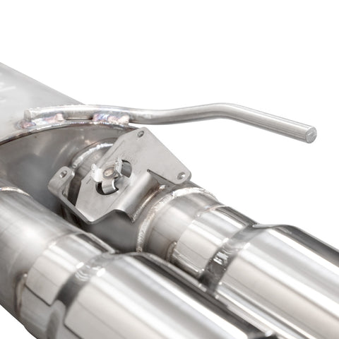 Stainless Works 2024 Mustang GT Catback Dual Tips Legend Sound H-Pipe Factory Connect Exhaust - M24QUADHFCL