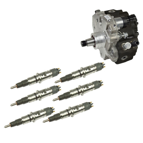BD Diesel 2007.5-2018 Dodge 6.7L Cummins Stage 2 Performance CR Pump & Injectors Package - 1051511