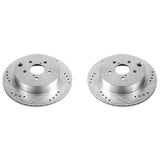 Power Stop 14-18 Subaru Forester Rear Evolution Drilled & Slotted Rotors - Pair - JBR1702XPR