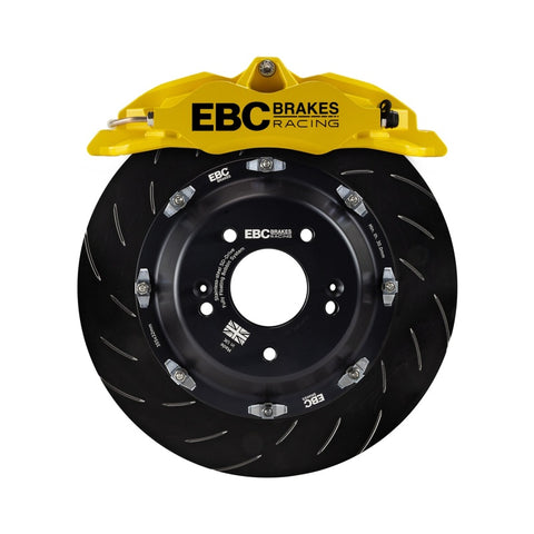 EBC Racing 92-00 BMW M3 (E36) Yellow Apollo-4 Calipers 355mm Rotors Front Big Brake Kit - BBK003YEL-2