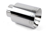 Dinan Double-Walled 4in Clamp-On Exhaust Tip - Polished - 4in Outlet / 2.5in Inlet - D663-0555-BOX