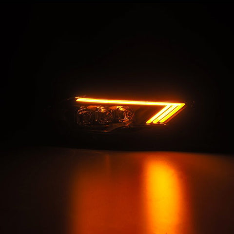 AlphaRex 18-22 Ford Mustang NOVA-Series LED Projector Headlights Black - 880258