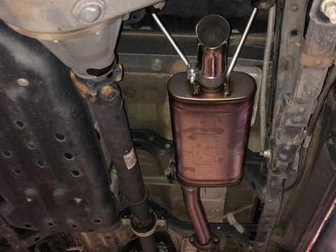 aFe ROCK BASHER 2.5in 409 SS Cat-Back Exhaust - 16-20 Toyota Tacoma L4-2.7L / V6-3.5L - 49-46046