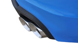 Corsa 2013-2014 Ford Mustang Shelby GT500 5.8L V8 Polished Sport Axle-Back + XO Exhaust - 14323