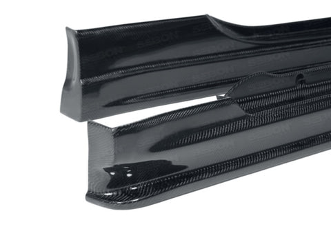 Seibon 02-08 Nissan 350Z CW Carbon Fiber Side Skirts - SS0205NS350-CW
