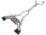 AWE Tuning 22-26 Cadillac CT5-V Blackwing SwitchPath Exhaust - Diamond Black Tips - 3025-43562