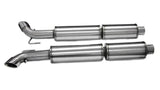 Corsa 2003-06 Dodge Viper 8.3L Polished Sport Cat-Back Exhaust (3in Inlet for Use w/ Hi-Flow Conv.) - 14174