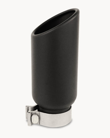 Go Rhino Exhaust Tip - Black - ID 2 3/4in x L 10in x OD 4in - GRT234410B