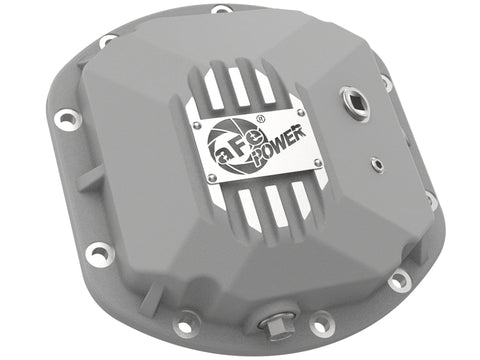 aFe 97-18 Jeep Wrangler TJ/JK Dana 30 Street Series Differential Cover w/ Machined Fins - Raw - 46-71130A