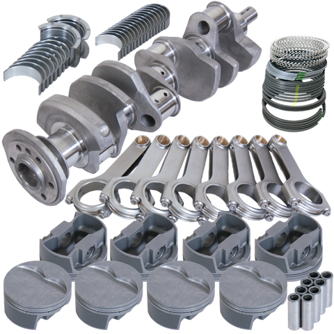 Eagle SBC 350 Competition Rotating Assembly 3.750in Stroke 6.000in Rods Forged Pistons .030 Overbore - 12011030
