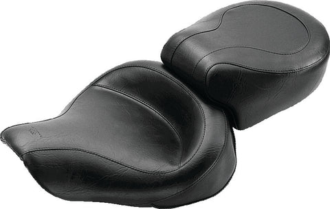 Mustang 91-05 Harley Dyna Wide Touring 1PC Seat - Black - 75415