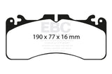 EBC 09+ Lexus LS460 4.6 Sport Greenstuff Front Brake Pads - DP21867