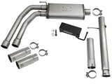 aFe Rebel Series CB 3in Middle Side Exit SS Exht w/Polish Tips 09-16 Chevy Silverado/GMC Sierra 1500 - 49-44062-P