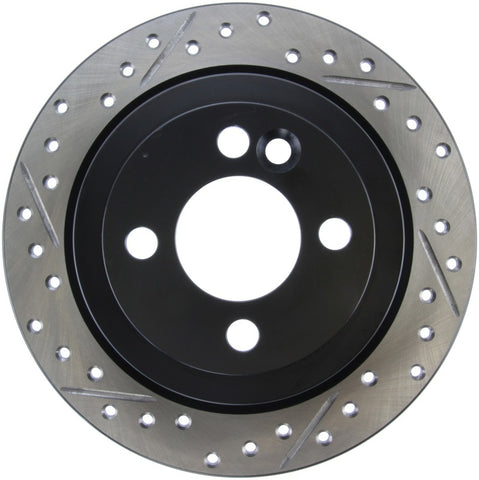 StopTech 07-09 Mini Coooper/Cooper S Slotted & Drilled Right Rear Rotor - 127.34094R