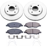 Power Stop 09-11 Nissan Versa Front Z17 Evolution Geomet Coated Brake Kit - CRK5862