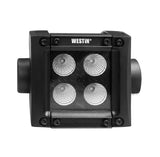 Westin B-FORCE LED Light Bar Double Row 2 inch Flood w/3W Cree - Black - 09-12212-4F