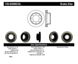 StopTech Power Slot 00-05 Ford Excursion / 99-04 F250/F350 Front Left Slotted CRYO Brake Rotor - 126.65086CSL