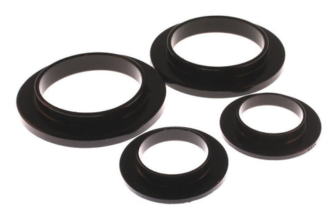 Energy Suspension 79-04 Ford Mustang SVO Black Rear Spring Upper & Lower Isolator Set - 4.6101G