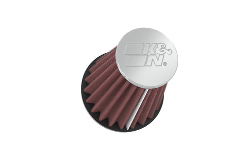 K&N Universal Chrome Filter 2.25 Inch Flange / 3.5 Inch Base / 2 Inch Top / 4 Inch Height - RC-1250