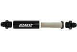 Moroso In-Line Fuel Filter - 6.5in -10An - 40 Micron SS Filter - Aluminum - 65234