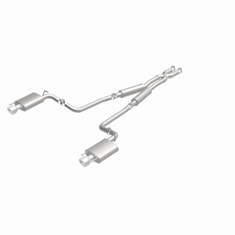 MagnaFlow 10-12 Cadillac CTS V6 3.0L (Exc AWD) Dual Split Rear Exit Stainless Cat Back Perf Exhaust - 15136