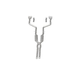 MagnaFlow Cat-Back, SS, 2.5in, Quad Split Rear 3.5in Tip 2015 Dodge Challenger 3.6L V6 - 19217