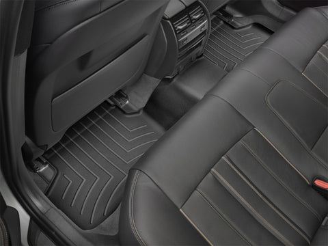 WeatherTech 17+ BMW 5-Series Rear FloorLiner - Black (X-Drive Only) - 4410892