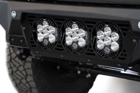 Addictive Desert Designs 2023+ Ford F-250/F-350 Bomber Front Bumper (w/ 3 Baja Designs LP6 Mounts) - F810014100103