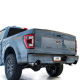 AWE Tuning 2021+ Ford F-150 Tremor (w/ Bumper Cutouts) 0FG Resonated Cat-Back - Diamond Black Tips - 3015-33402