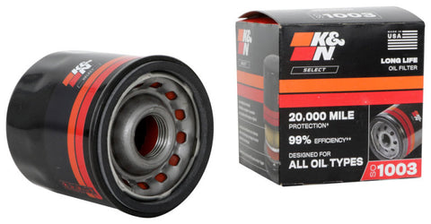 K&N 21-23 Lexus ES250 2.5L L4 / 19-23 Lexus ES300h 2.5L L4 Spin-On Oil Filter - SO-1003