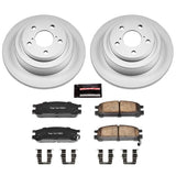 Power Stop 93-96 Subaru Impreza Rear Z17 Evolution Geomet Coated Brake Kit - CRK448