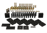 Energy Suspension Toy Land Cruiser Body Mount Set - Black - 8.4104G